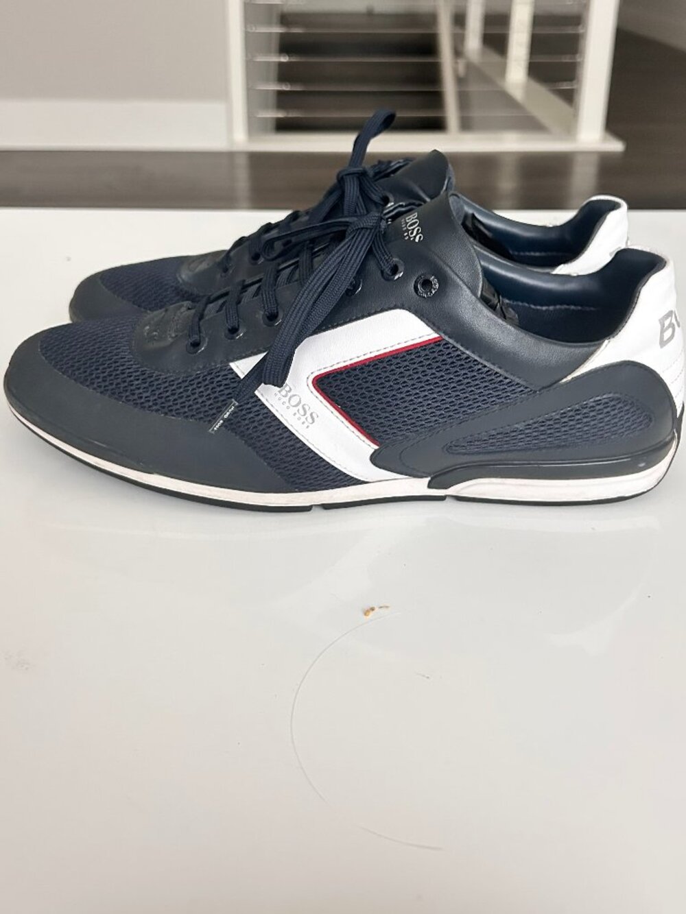 Boss Men’s Sneakers Size 45 NEW - Navy blue